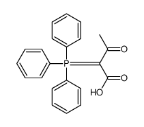 3-oxo-2-(triphenyl-λ5-phosphanylidene)butanoic acid Structure