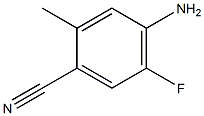 4-Amino-5-fluoro-2-methylbenzonitrile Structure