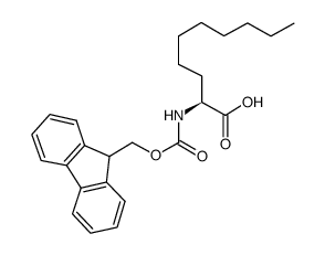 (S)-N-FMOC-辛基甘氨酸结构式