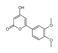 6-(3,4-dimethoxyphenyl)-4-hydroxypyran-2-one结构式