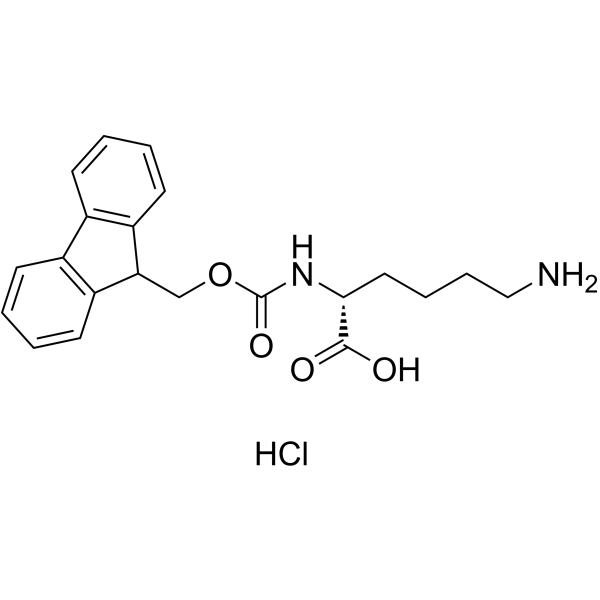 Fmoc-D-Lys-OH.HCl Structure