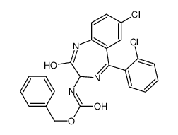 (R,S)-Z-3-AMINO-7-CHLORO-5-(2-CHLOROPHENYL)-2-OXO-1,4-BENZODIAZEPINE Structure