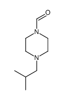 1-Piperazinecarboxaldehyde,4-(2-methylpropyl)-(9CI)结构式