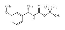 tert-butyl [(1s)-1-(3-methoxyphenyl)ethyl]carbamate Structure