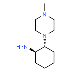 TRANS-2-(4-METHYLPIPERAZIN-1-YL)CYCLOHEXANAMINE结构式