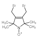 3,4-Bis(bromomethyl)-2,5-dihydro-2,2,5,5-tetramethyl-1H-pyrrol-1-yloxy Radical结构式