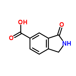 3-氧代-2,3-二氢-1H-异吲哚-5-羧酸结构式