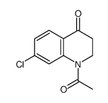 1-acetyl-7-chloro-2,3-dihydroquinolin-4-one Structure