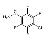 4-chloro-2,3,5,6-tetrafluorophenylhydrazine结构式