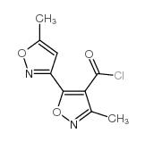 3-甲基-5-(5-甲基异恶唑-3-基)异恶唑-4-羰酰氯结构式