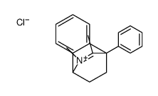 1,4-Dihydro-2,3-dimethyl-4-phenyl-1,4-ethanoisoquinolinium chloride结构式