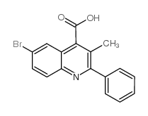 6-BROMO-3-METHYL-2-PHENYLQUINOLINE-4-CARBOXYLICACID picture