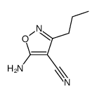 4-Isoxazolecarbonitrile,5-amino-3-propyl-(9CI)结构式