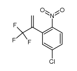 4-chloro-1-nitro-2-(3,3,3-trifluoroprop-1-en-2-yl)benzene结构式