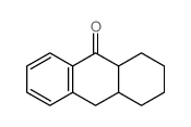 6,7,8,8a,10,10a-hexahydro-5H-anthracen-9-one structure