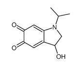 3-hydroxy-1-propan-2-yl-2,3-dihydroindole-5,6-dione图片