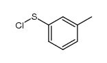 3-methylphenylsulfenyl chloride Structure