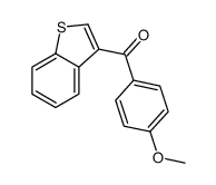 1-benzothiophen-3-yl-(4-methoxyphenyl)methanone Structure