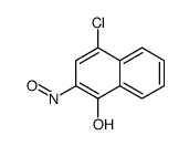 4-chloro-2-nitrosonaphthalen-1-ol结构式