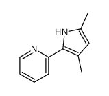 2-(3,5-dimethyl-1H-pyrrol-2-yl)pyridine Structure