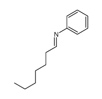 N-heptylideneaniline Structure