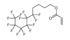 5,5,6,6,7,7,8,8,9,9,10,10,10-Tridecafluorodecyl acrylate Structure