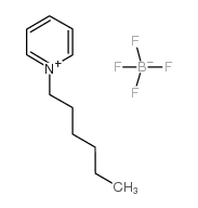 1-Hexylpyridinium Tetrafluoroborate Structure