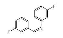 N,1-bis(3-fluorophenyl)methanimine Structure