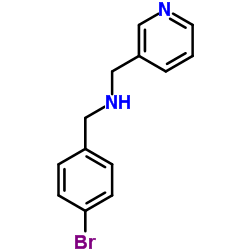 (4-BROMO-BENZYL)-PYRIDIN-3-YLMETHYL-AMINE structure