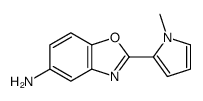 2-(1-methylpyrrol-2-yl)-1,3-benzoxazol-5-amine Structure