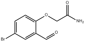 2-(4-bromo-2-formylphenoxy)acetamide Structure