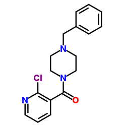 (4-benzylpiperazin-1-yl)(2-chloropyridin-3-yl)Methanone structure