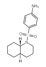 4-[[(4aR,8aS)-3,4,4a,5,6,7,8,8a-octahydro-2H-quinolin-1-yl]sulfonyl]aniline Structure