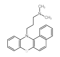 12H-Benzo[a]phenothiazine-12-propanamine,N,N-dimethyl- structure