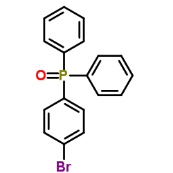 (4-broMophenyl)diphenylphosphine oxide Structure