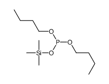 dibutyl trimethylsilyl phosphite Structure