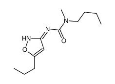 1-butyl-1-methyl-3-(5-propyl-1,2-oxazol-3-yl)urea Structure