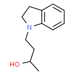 α-Methyl-2,3-dihydro-1H-indole-1-(1-propanol)结构式