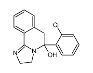 5-(2-Chlorophenyl)-2,3,5,6-tetrahydroimidazo[2,1-a]isoquinolin-5-ol structure