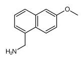 1-Naphthalenemethanamine,6-methoxy-(9CI) Structure