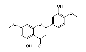 5,3'-dihydroxy-7,4'-dimethoxyflavanone Structure