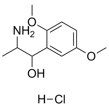 methoxamine hydrochloride Structure