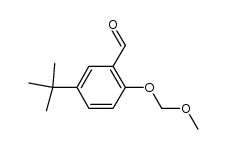 5-tert-butyl-2-(methoxymethoxy)benzaldehyde结构式