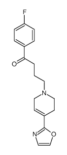 1-(4-fluoro-phenyl)-4-(4-oxazol-2-yl-3,6-dihydro-2H-pyridin-1-yl)-butan-1-one Structure