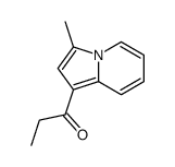 1-(3-methylindolizin-1-yl)propan-1-one结构式