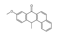 9-methoxy-12-methyl-12H-benzo[a]anthracen-7-one结构式