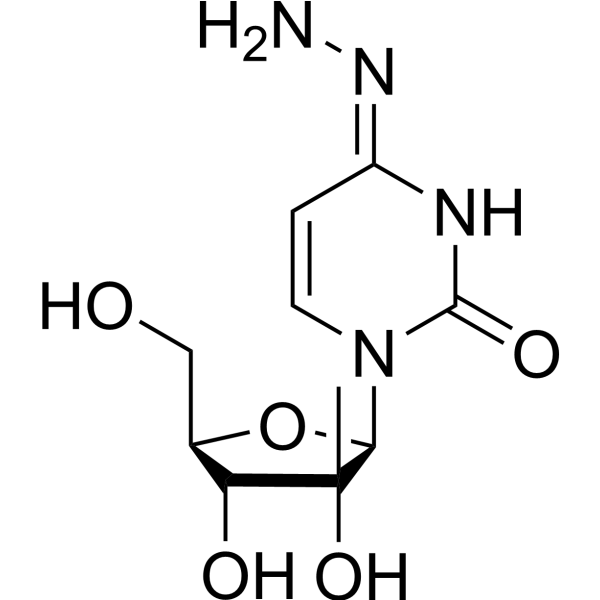 N4-Amino-2’-β-C-methylcytidine结构式