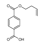 4-(but-3-en-1-yloxycarbonyl)benzoic acid Structure