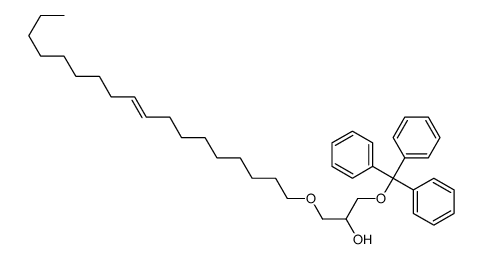 1-octadec-9-enoxy-3-trityloxypropan-2-ol Structure