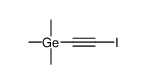 2-iodoethynyl(trimethyl)germane Structure